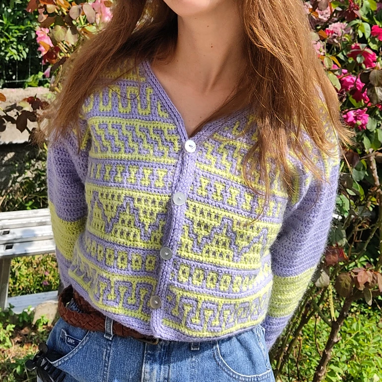 Neon 2 colors – Mosaic Cardi