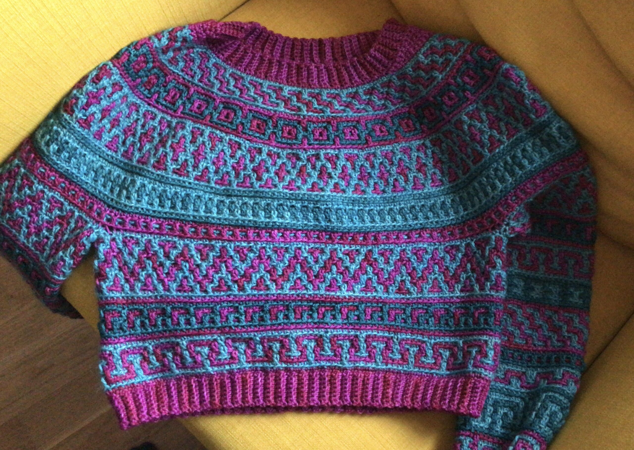 Mosaic Jumper, cropped