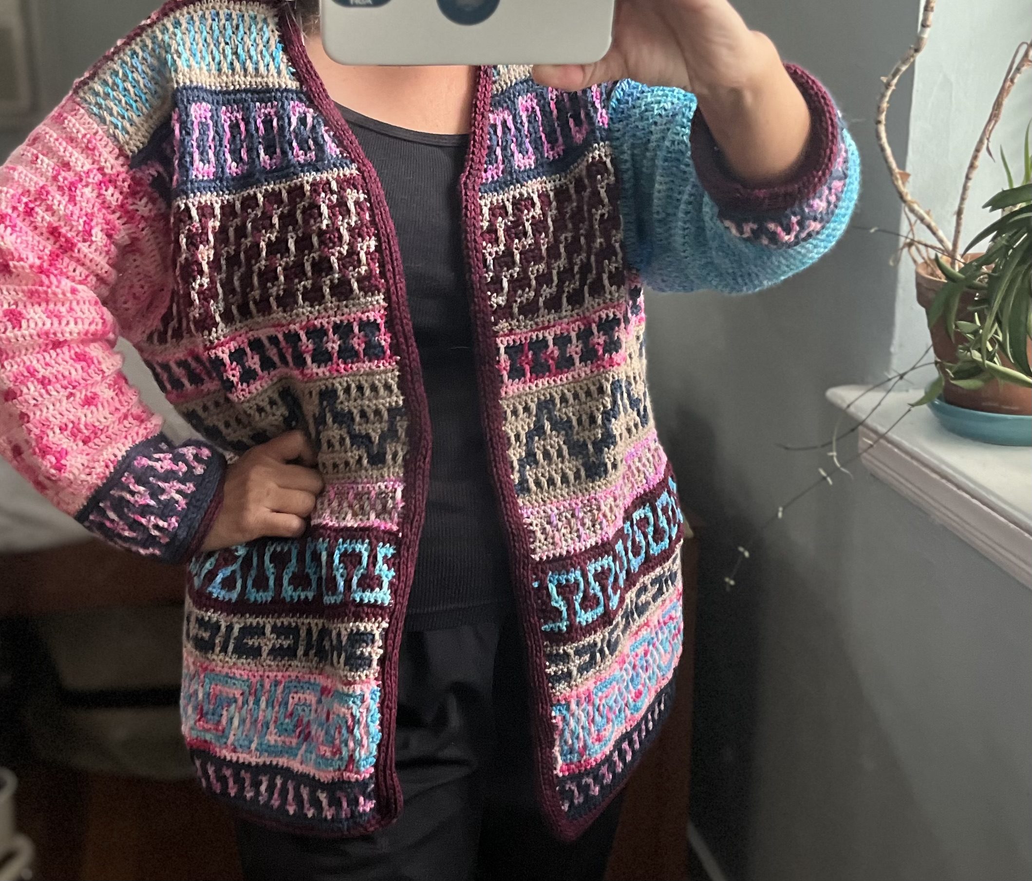 Mosaic cardi