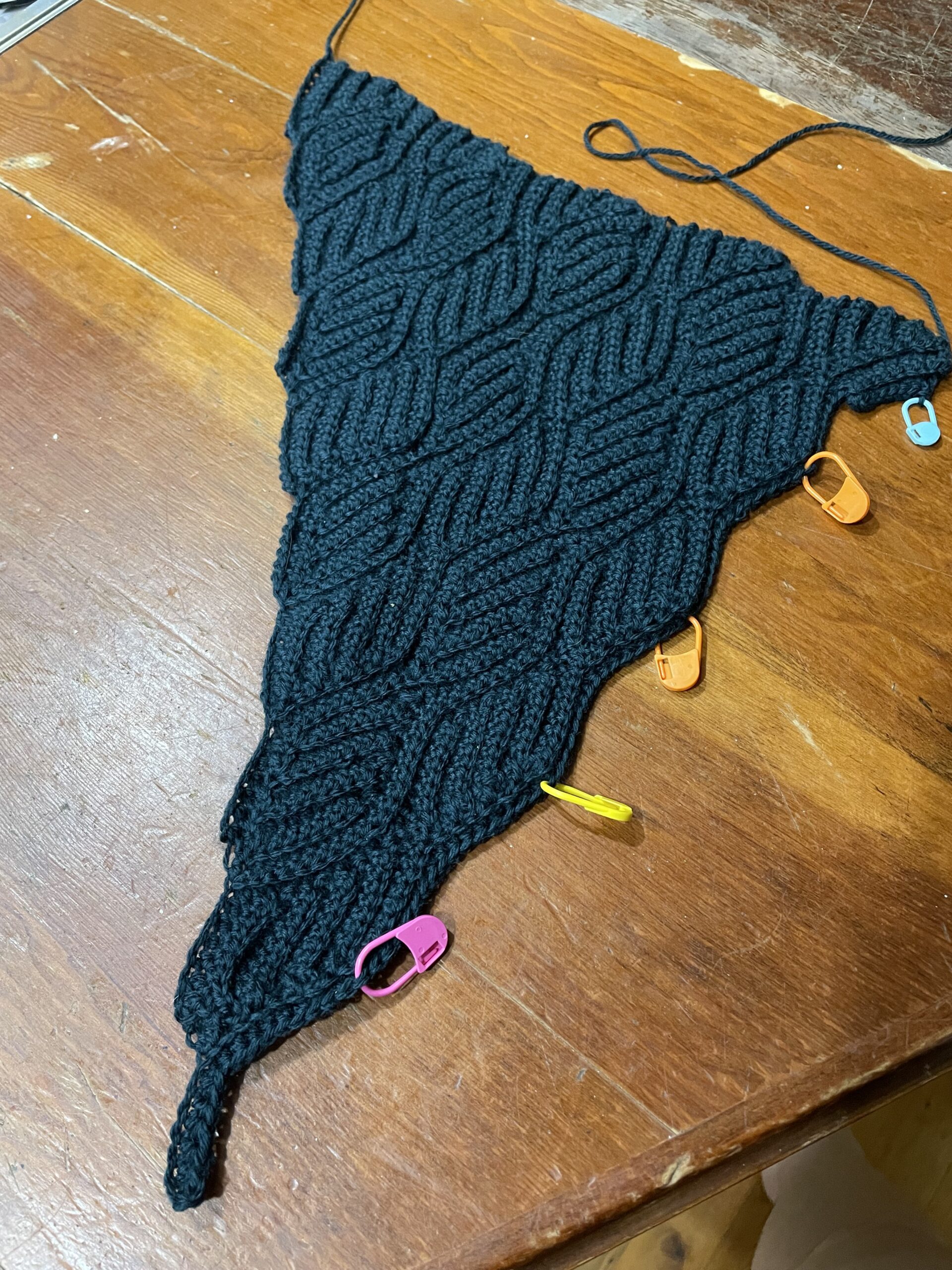Fiamma Brioche Shawl